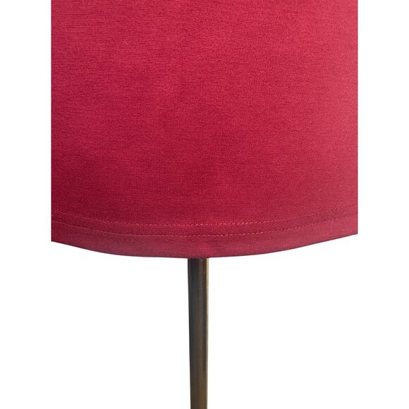 Voodoo Vixen XXL Burgundy Bow Front V Neckline Top With 3/4 Sleeves - Picture 13 of 16